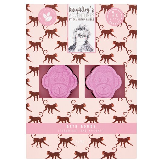 Knightley’S Adventure Bath Bombs Strawberry & Coconut 5X25g
