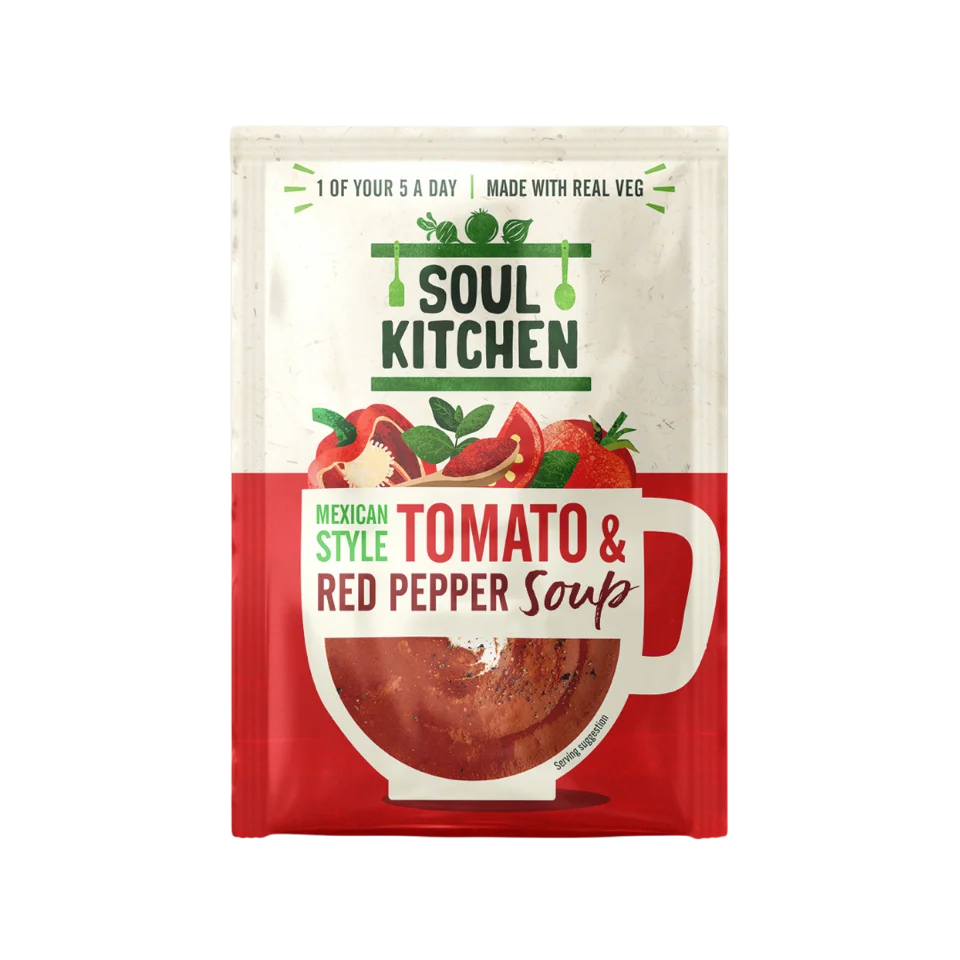 Mexican Style Tomato & Red Pepper Soup