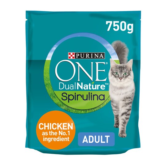 Purina One Dual Nature Dry Cat Food Chicken 750G