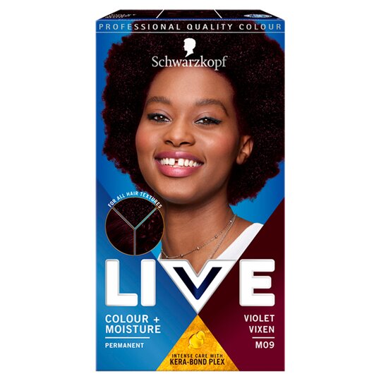Schwarzkopf Live Colour Plus Moisture Violet Vixen M09 Hair Dye