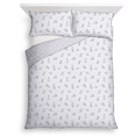 Tesco Bunnies Duvet Set Double