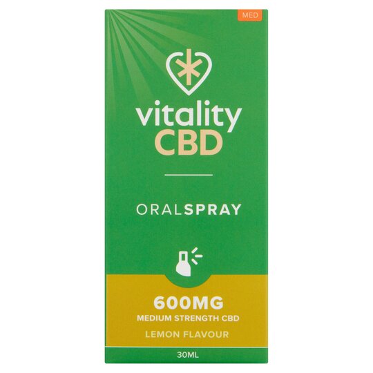 Vitality Cbd Oral Spray 600Mg Lemon 30Ml