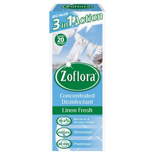 Zoflora Linen Fresh Concentrated Disinfectant 500Ml